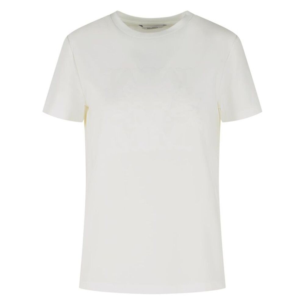 Max Mara 'Panfilo' White Cotton T-Shirt Women